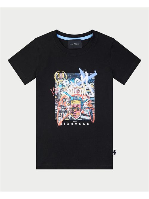 T-shirt John Richmond pour enfants avec imprimé JOHN RICHMOND | RBP25170TSBLACK